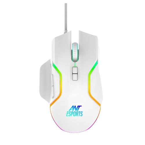 White Wired RGB Gaming Mouse GM320