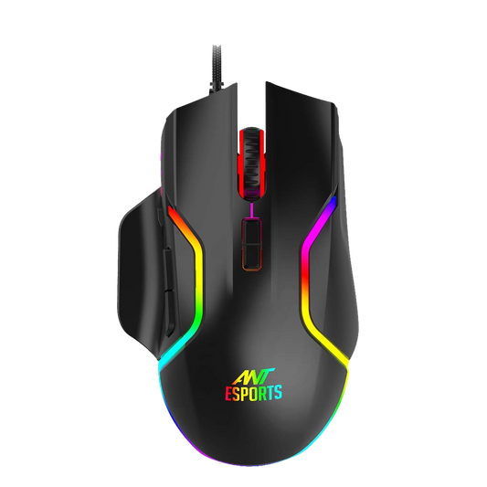 High-Precision RGB Wired Optical Gaming Mouse - Black
