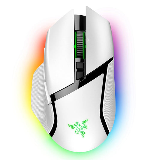 Ergonomic Wireless Gaming Mouse Basilisk V3 Pro White Edition