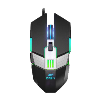 GM90 Black Wired Gaming Mouse for PC/Laptop