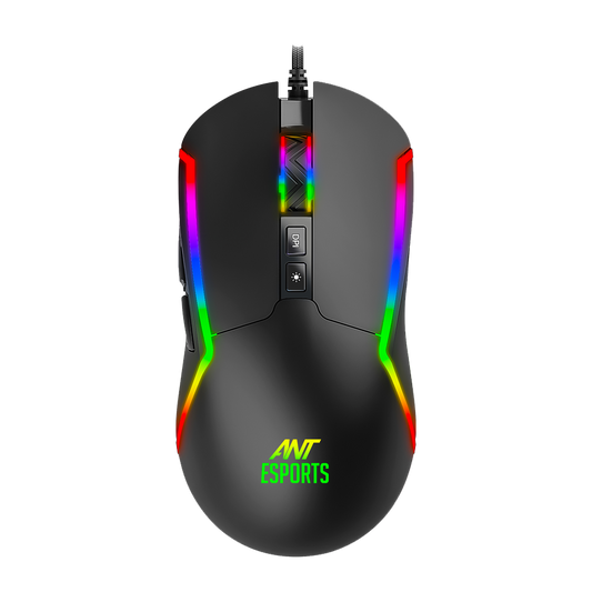 High-Precision Wired Gaming Mouse with Adjustable DPI Switch