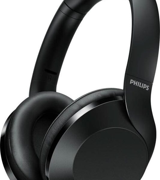 Hi-Res Wireless Over-Ear Headset: 30-Hour Battery, Gaming, Black